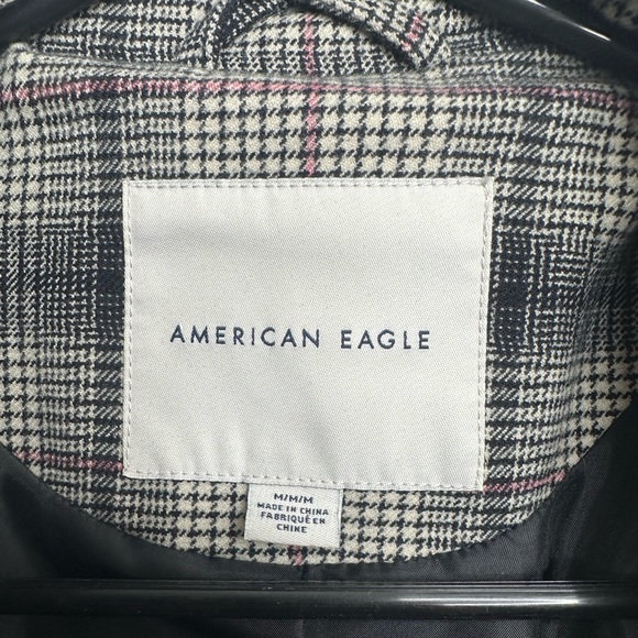 American eagle black flannel blazer - Picture 4 of 4